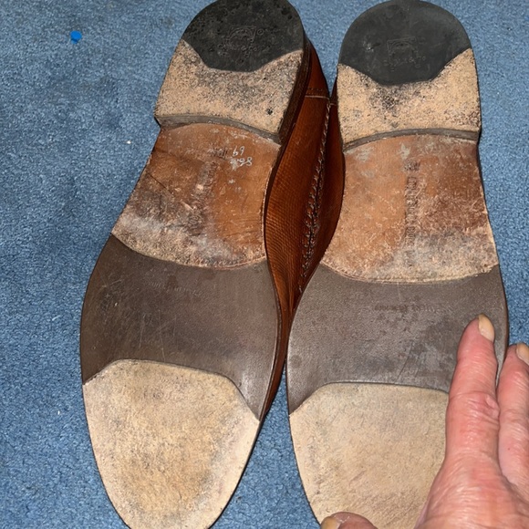 EUC! Men’s Cable and Co. Brown Leather Italian Tassel Loafers. 10 1/2. 🇮🇹🇮🇹 - Picture 3 of 3